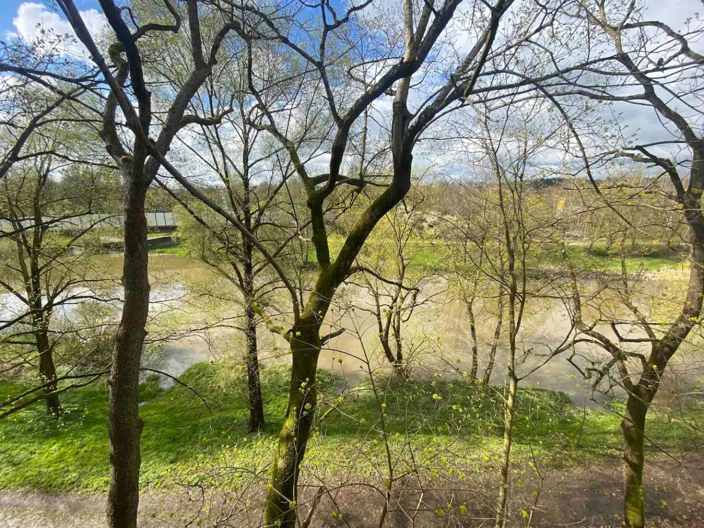 3 Zimmer Apartment Mit Flussblick - Self Check-In Eggenfelden Kültér fotó